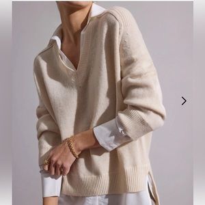 Brochu Walker Looker cashmere sweater! XS